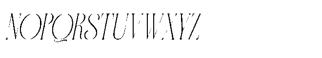 Miojhe Italic Font UPPERCASE