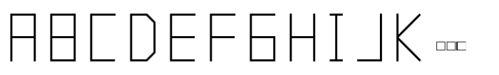 Miometry Regular Font UPPERCASE