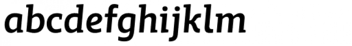 Mir Bold Italic Font LOWERCASE