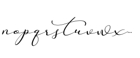 Mirabella Font LOWERCASE