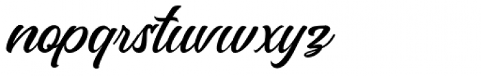 Miracle Script Regular Font LOWERCASE