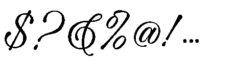 Miraclin Font OTHER CHARS