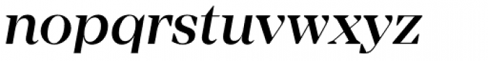 Mirador Medium Italic Font LOWERCASE