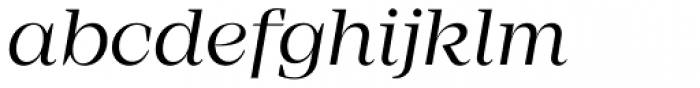 Mirador Regular Italic Font LOWERCASE
