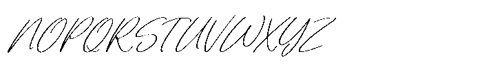 Mirage Silvesta Italic Font UPPERCASE