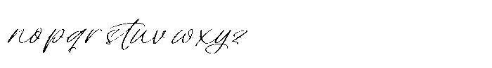 Mirage Silvesta Italic Font LOWERCASE