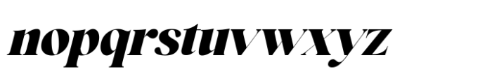 Mirage Tropic Italic Font LOWERCASE