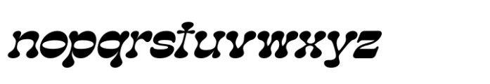 Mirage Virtual Italic Font LOWERCASE