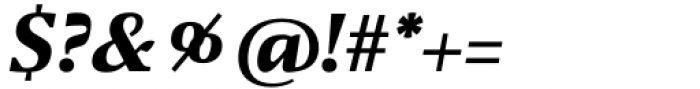 Miragem Bold Italic Font OTHER CHARS