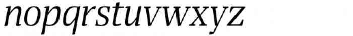Miragem Book Italic Font LOWERCASE