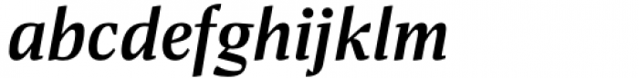 Miragem Demi Bold Italic Font LOWERCASE