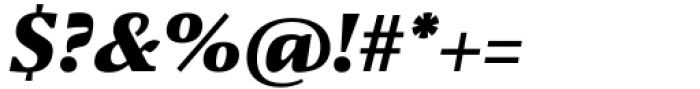 Miragem Extra Bold Italic Font OTHER CHARS