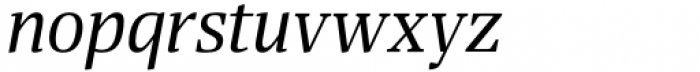 Miragem Italic Font LOWERCASE