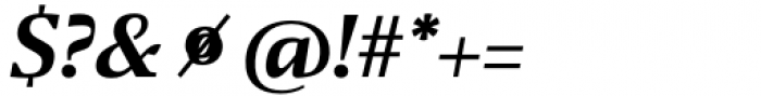 Miragem Semi Bold Italic Font OTHER CHARS
