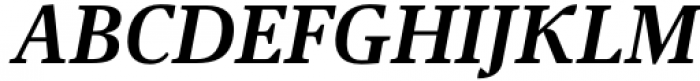 Miragem Semi Bold Italic Font UPPERCASE