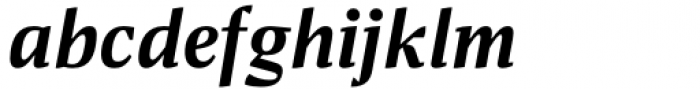 Miragem Semi Bold Italic Font LOWERCASE