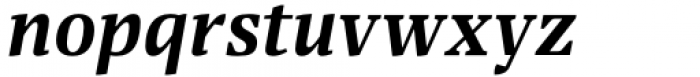 Miragem Semi Bold Italic Font LOWERCASE
