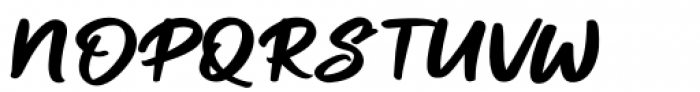 Miraikato Hand Bold Italic Font UPPERCASE