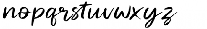 Miraikato Script Thin Italic Font LOWERCASE