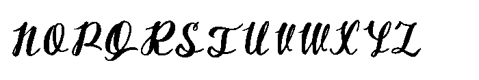 Miralace Cyrillic Font UPPERCASE
