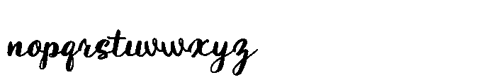 Miralace Cyrillic Font LOWERCASE