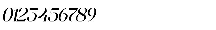 Miralova Bold Italic Font OTHER CHARS