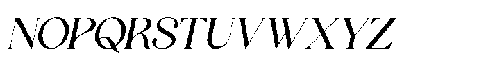 Miralova Bold Italic Font UPPERCASE