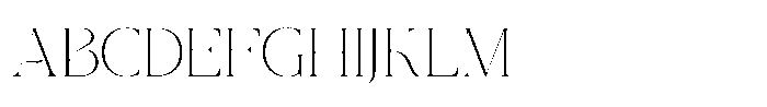 Miralova Light Font UPPERCASE