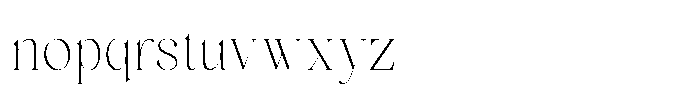Miralova Light Font LOWERCASE