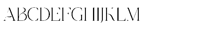 Miralova Regular Font UPPERCASE