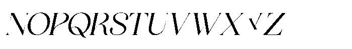 Miralova Semi Bold Italic Font UPPERCASE