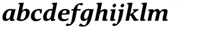 Mirandolina Bold Italic Font LOWERCASE