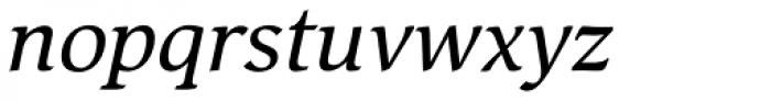 Mirandolina Italic Font LOWERCASE