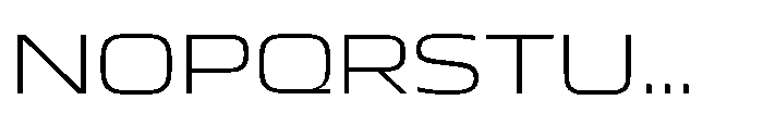 Mirano Extended Light Font UPPERCASE