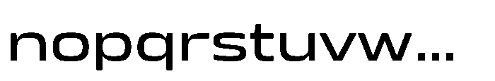 Mirano Extended Medium Font LOWERCASE