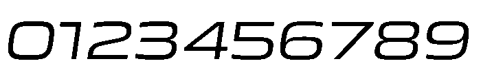 Mirano Extended Regular Italic Font OTHER CHARS