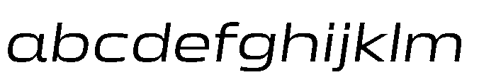 Mirano Extended Regular Italic FONT