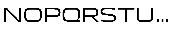 Mirano Extended Regular Font UPPERCASE