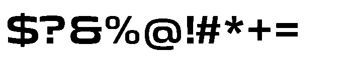 Mirano Extended Semi Bold Font OTHER CHARS