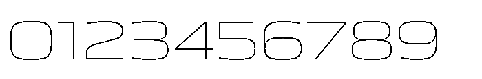 Mirano Extended Thin Font OTHER CHARS
