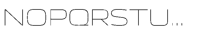Mirano Extended Thin Font UPPERCASE