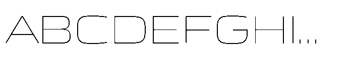 Mirano Extended Var Font UPPERCASE