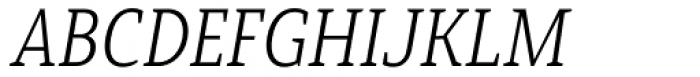 Mirantz Condensed Thin Italic Font UPPERCASE