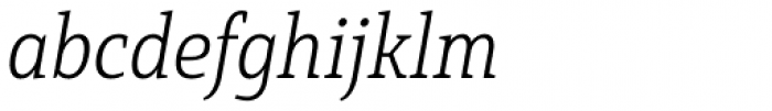 Mirantz Condensed Thin Italic Font LOWERCASE