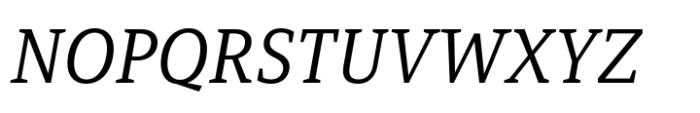 Mirantz Extended Book Italic Font UPPERCASE