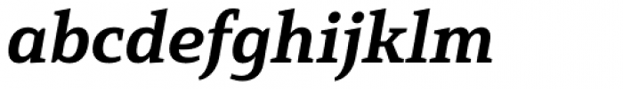 Mirantz Extended Ex Bold Italic Font LOWERCASE