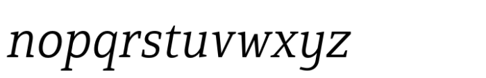 Mirantz Norm Light Italic Font LOWERCASE