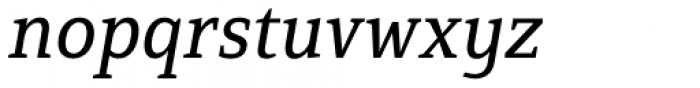 Mirantz Norm Regular Italic Font LOWERCASE