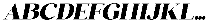 Mirebalais Black Italic Font UPPERCASE