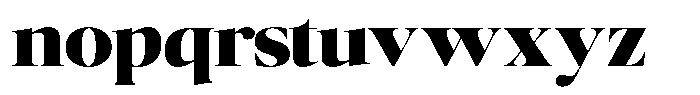 Mirebalais Black Font LOWERCASE